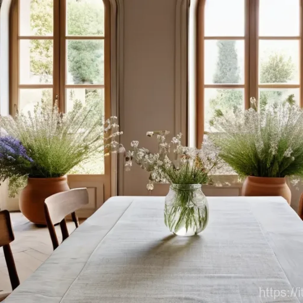 단순함의 철학이 주는 교훈 - **Decluttered Italian Home with Morning Light:**
"A serene and immaculately decluttered living r...